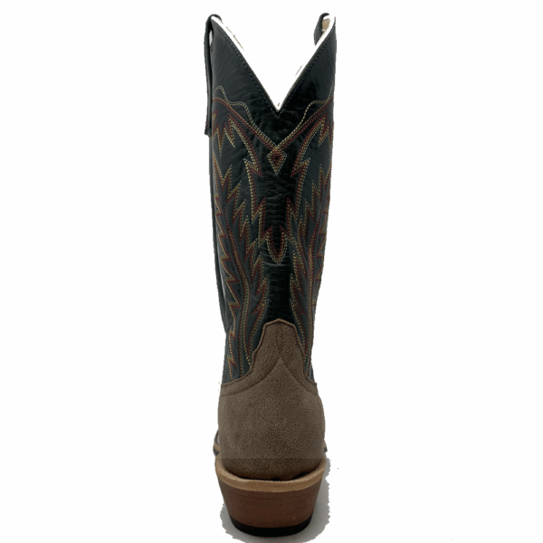A shot of the heel of an Anderson Bean Eastwood Camel Men's Western Boot.