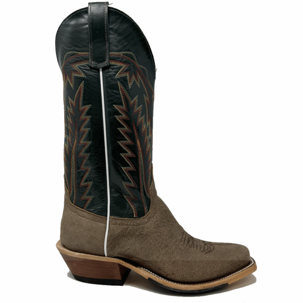 A right profile facing Anderson Bean Eastwood Camel Men's Western Boot.