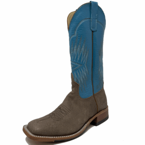 A 3/4 left turned Anderson Bean Eastwood Camel Men's Western Boot.