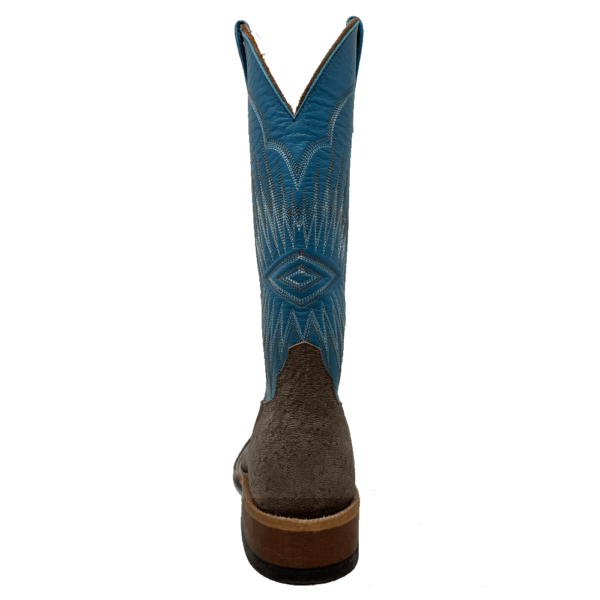 A shot of the heel of an Anderson Bean Eastwood Camel Men's Western Boot.