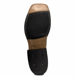A look at the sole on a pair of Anderson Bean Eastwood Camel Men's Western Boot.