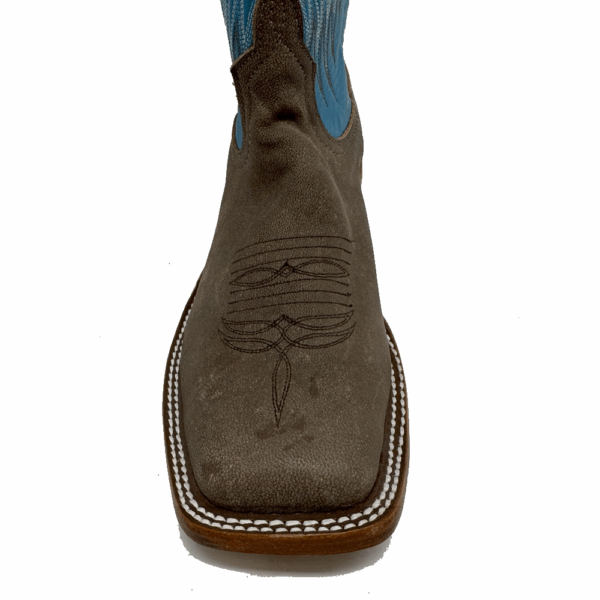 A look at the toe shape of an Anderson Bean Eastwood Camel Men's Western Boot.