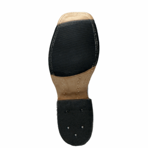 A look at the sole on a pair of Anderson Bean Kango Tabac Full Quill Ostrich Men's Western Boot.