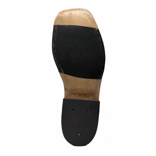 A look at the sole on a pair of Anderson Bean Post Oak Caiman Belly Men's Western Boot.