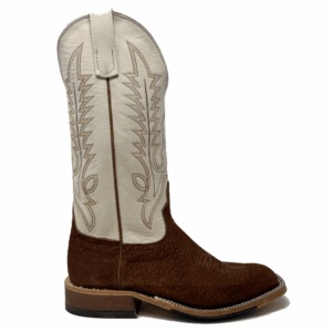 A right profile facing Anderson Bean Rust Carpincho Men's Western Boot.