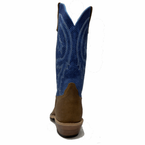 A shot of the heel of an Anderson Bean Saddle Elk Butt Men's Western Boot.
