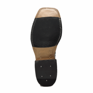 A look at the sole on a pair of Anderson Bean Serpentine Bruciato Men's Western Boot.