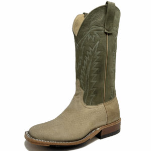 A 3/4 left turned Anderson Bean Tan Sinsation Men's Western Boot.