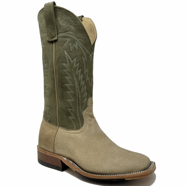 A 3/4 right turned Anderson Bean Tan Sinsation Men's Western Boot.