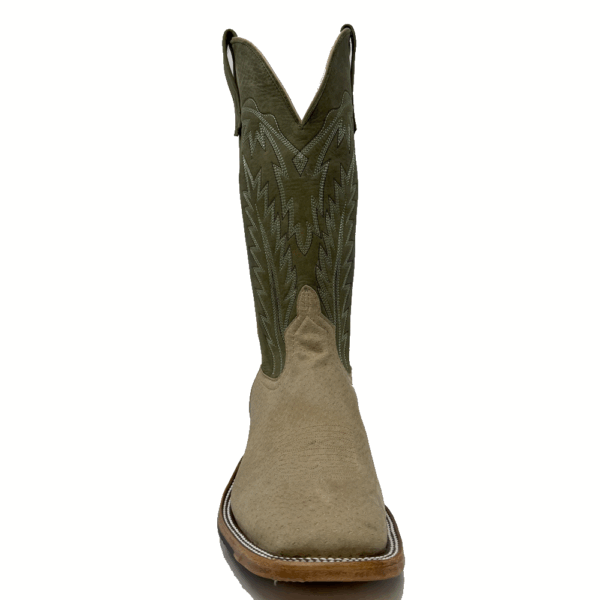 A forward facing look at an Anderson Bean Tan Sinsation Men's Western Boot.