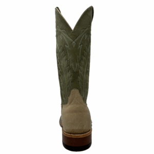 A shot of the heel of an Anderson Bean Tan Sinsation Men's Western Boot.