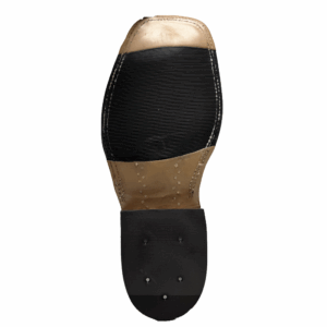 A look at the sole on a pair of Anderson Bean Tan Sinsation Men's Western Boot.