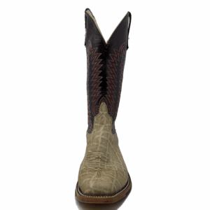 A forward facing look at an Anderson Bean Umber Bruciato Elephant Men's Western Boot.