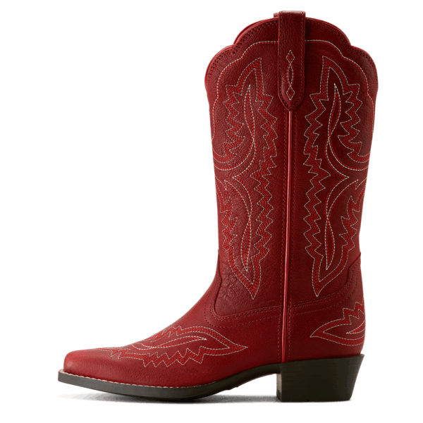 A left profile facing Ariat Casanova D-Toe Kid's Western Boot.