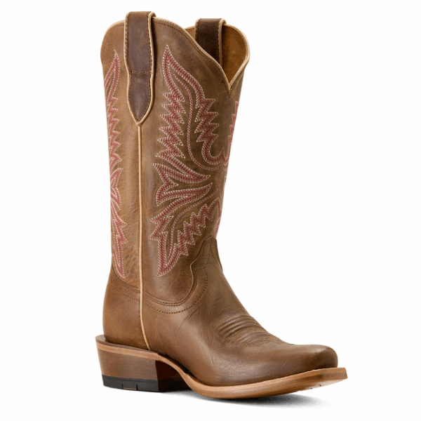 A 3/4 turned Ariat Futurity Flash K Toe Western Boot.