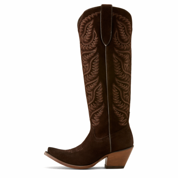 A left profile facing Ariat Laramie X Toe Western Boot.