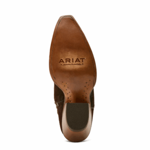 A look at the sole of an Ariat Laramie X Toe Western Boot.