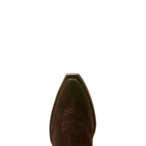 A look at the toe shape of an Ariat Laramie X Toe Western Boot.