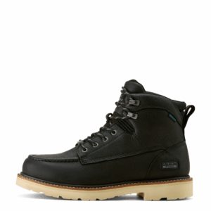 A left profile facing Ariat Rebar Lift 6" Waterproof Work Boot.
