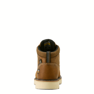 A look at the back and heel of an Ariat Rebar Chukka MetGuard Composite Toe Work Boot.