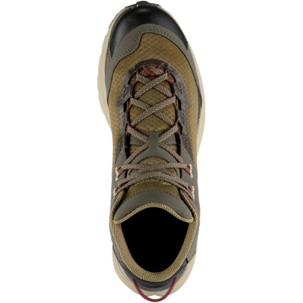 A bird's eye view of a Danner Men's Trail Junction Waterproof Hiking Shoe.