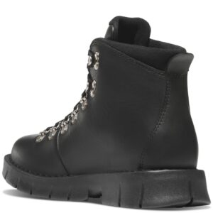 A look at the back and heel of a Danner Women's Eastwood Black Waterproof Hiking Boot.