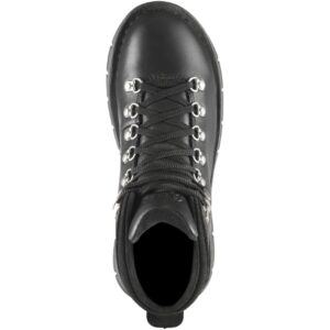 A bird's eye view of a Danner Women's Eastwood Black Waterproof Hiking Boot.