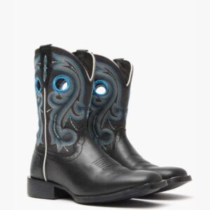 A 3/4 turned pair of Durango Westward Women's Midnight Sky Western Boots.