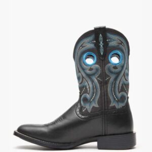 A left profile facing Durango Westward Women's Midnight Sky Western Boot.
