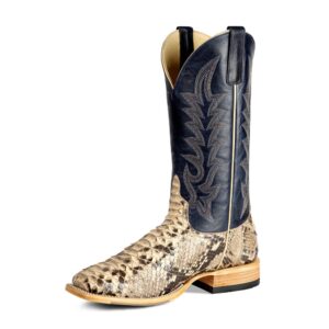 Anderson Bean Horse Power Top Hand Mink Python Back Cut Men's Western Boot.