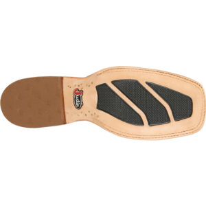 The sole of a Justin Boston 13
