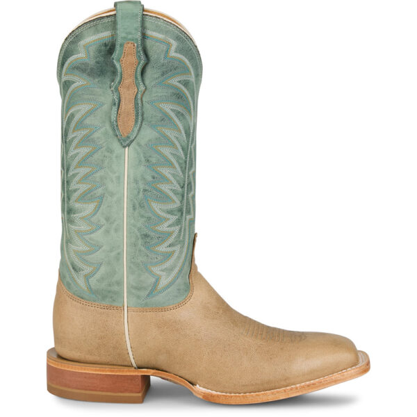 A right profile facing Justin Burchett 13" Goat Men's Western Boot.