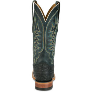 A look at the back and heel of a Justin Cowman 13