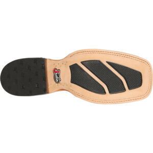 The sole of a Justin Cowman 13