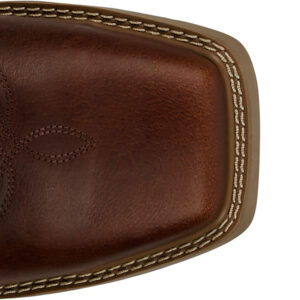 A look at the toe shape on a Justin Daywork 11
