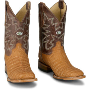 A 3/4 right turned pair of Justin San Antone 11
