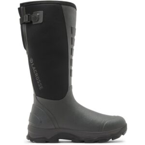 A right profile facing Lacrosse Men's Alpha Lite II Waterproof Outdoor Rubber Boot.