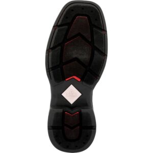 The sole of a Muck Big Kid's Chore Western Rubber Boot.