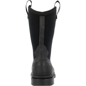 A look at the back and heel of a Muck Women's Chore Western 12