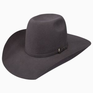 A 3/4 turned Resistol 3X Pay Window - Tuff Hedeman Cowboy Hat.