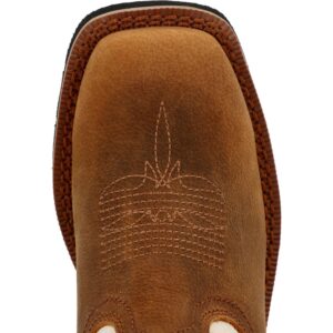 A look at the toe shape on a Rocky Big Kids MonoCrepe Western Boot.