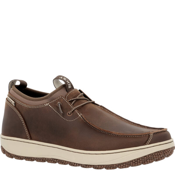 A 3/4 right turned Rocky Dry-Strike SRX Waterproof Outdoor Shoe.