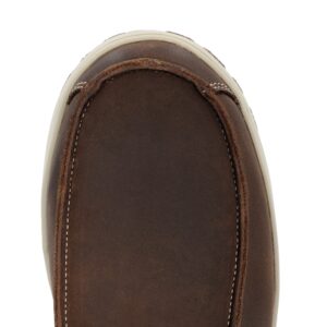 A look at the toe shape on a Rocky Dry-Strike SRX Waterproof Outdoor Shoe.