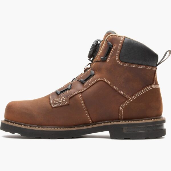 A left profile facing Rocky Grindstone XTR BOA 6" Work Boot.