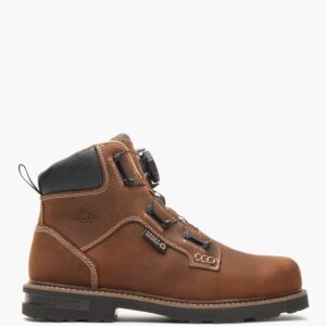 A right profile facing Rocky Grindstone XTR BOA 6" Work Boot.