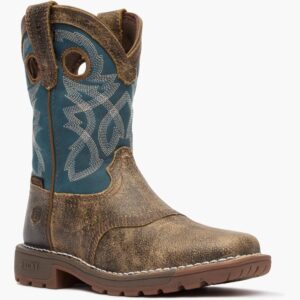 A 3/4 right turned Rocky Little Kids' Legacy 32 Western Boot.