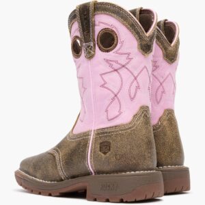 A shot of the heels of a pair of Rocky Little Kids' Legacy 32 Western Boots.