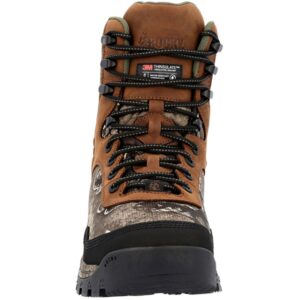 A forward-facing shot of a Rocky Lynx Waterproof 400G Insulated Outdoor Boot.