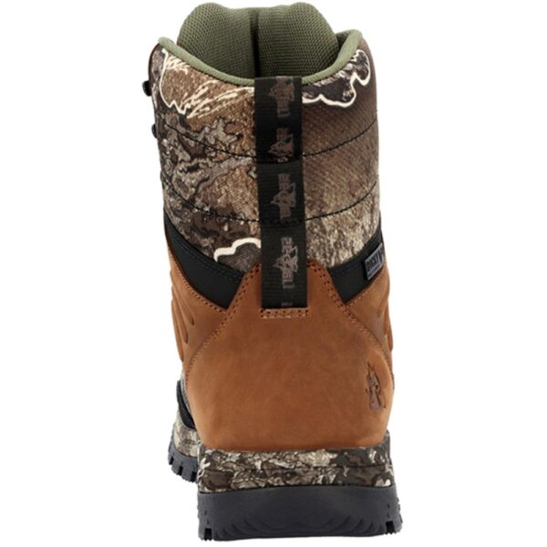 A look at the heel on a Rocky Lynx Waterproof 400G Insulated Outdoor Boot.