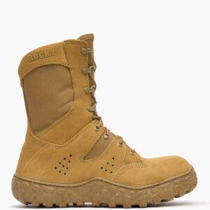 A right profile facing Rocky S2V Predator Composite Toe 8" Uniform Boot.